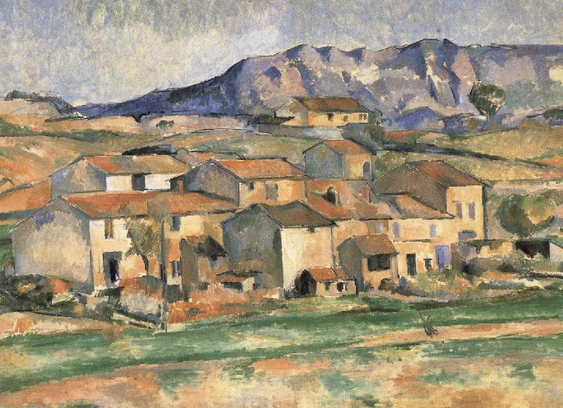 Paul Cezanne near the village garden
